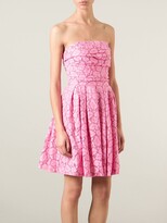 Thumbnail for your product : Moschino Cheap & Chic Strapless Lace Dress