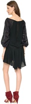 Thumbnail for your product : Halston Bellow Sleeve Off the Shoulder Dress
