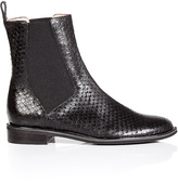 Thumbnail for your product : Robert Clergerie Old Robert Clergerie Embossed Leather Jorno Ankle Boots