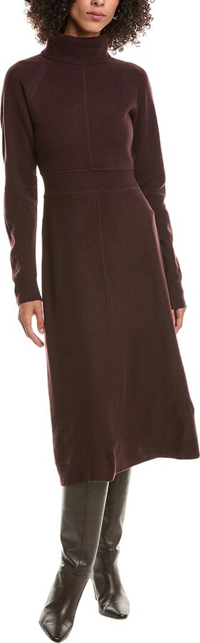 Derek Lam 10 Crosby Bethany Turtleneck Wool Sweaterdress
