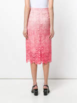 Thumbnail for your product : Ermanno Scervino lace-embroidered midi skirt