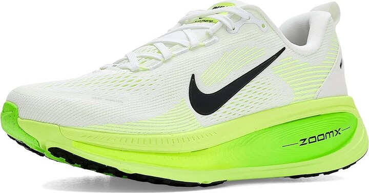 Nike Vomero 18 Men's Shoes White/Black/Electric Green/Volt : 8 D - Medium Synthetic