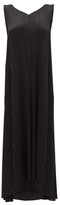 Thumbnail for your product : Pleats Please Issey Miyake Drawstring-waist Tech-pleated Dress - Black