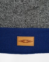 Thumbnail for your product : ASOS Contrast Turn Up Bobble Beanie