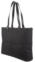 Thumbnail for your product : Tod's Leather-Accented Wool Tote