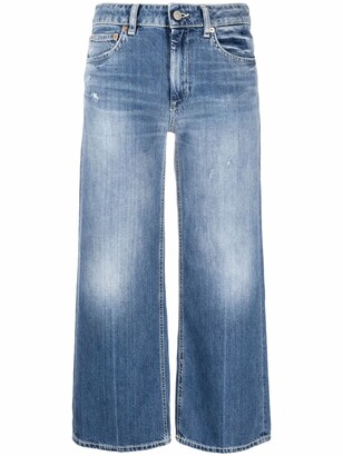 Dondup Avenue cropped-leg jeans
