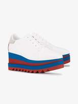 Thumbnail for your product : Stella McCartney Ladies White Stripe Sneak Elyse 75 Platform Sneakers, Size: 40.5