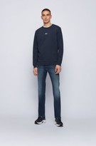 Thumbnail for your product : Boss Regular-fit jeans in dark-blue super-stretch denim