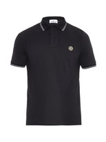 Thumbnail for your product : Stone Island Logo-patch piqué polo shirt