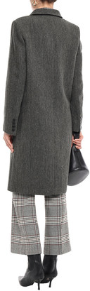 Masscob Bronte Herringbone Wool And Linen-blend Coat