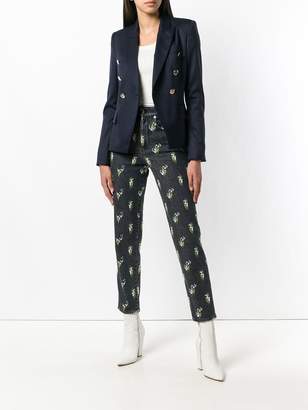 Sonia Rykiel floral print tapered jeans