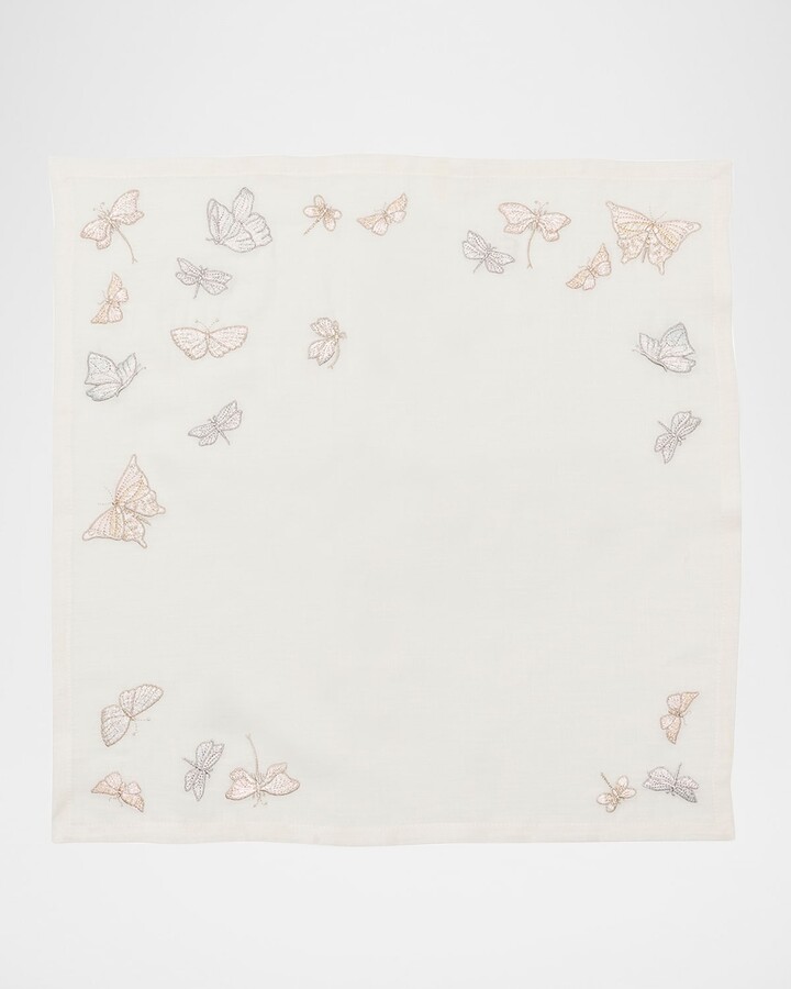 Kim Seybert Monarch Garden Linen Napkin