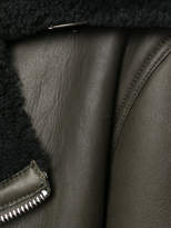 Thumbnail for your product : Giorgio Brato furry trim coat