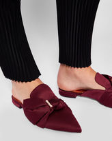 Thumbnail for your product : Ted Baker Satin bow loafers