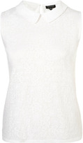 Thumbnail for your product : Topshop Lace Collar Top