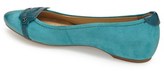 Thumbnail for your product : Geox 'Leslie 23' Pointy Toe Leather Flat (Women)