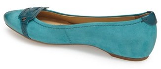 Geox 'Leslie 23' Pointy Toe Leather Flat (Women)