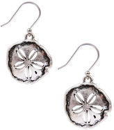 Thumbnail for your product : Lucky Brand Silver-Tone Sand Dollar Drop Earrings
