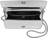 Thumbnail for your product : Love Moschino Evening Bag Silver Eco-Leather Clutch w/Chain Strap
