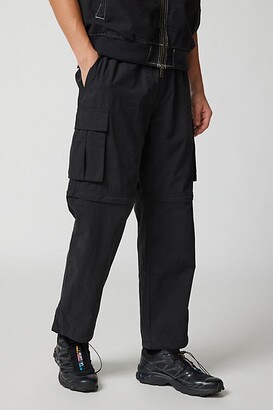 WORSHIP SUPPLIES Why Wait Zip Off Cargo Pant in Washed Black