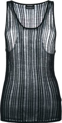 Anthony Vaccarello knitted tank top