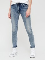 Thumbnail for your product : Religion Judas Skinny Acid Wash Jeans Blue