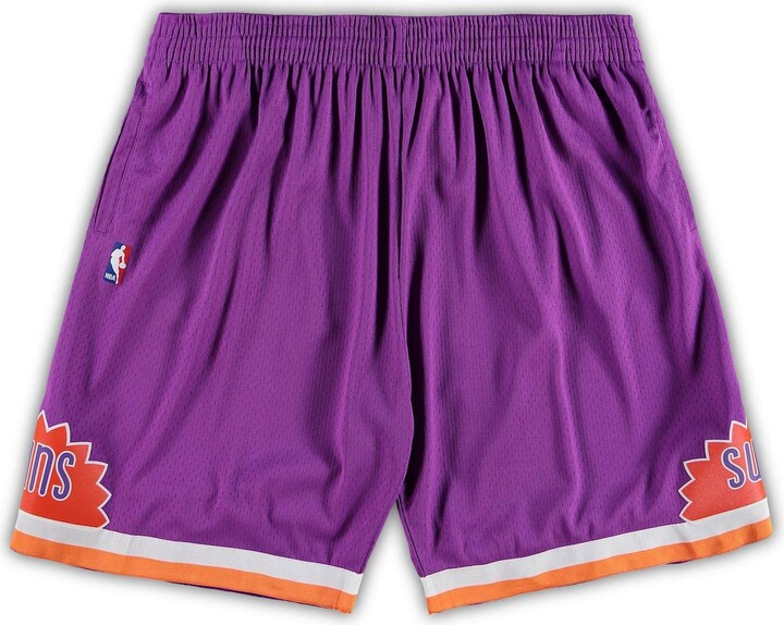 Mitchell & Ness Men's Mitchell Ness Purple Phoenix Suns Big Tall Hardwood Classics Team Swingman Shorts