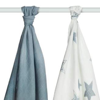 XKKO BMB Bamboo Towels Magenta Bubbles 90 x 100cm (Set of 2)