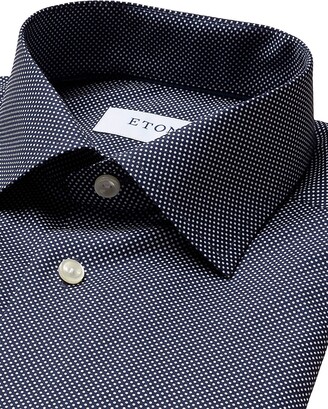 Eton Slim-Fit Signature Polka Dot Dress Shirt