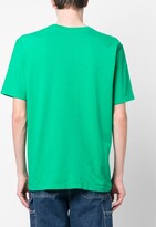 Thumbnail for your product : Champion logo-patch graphic-print cotton T-shirt