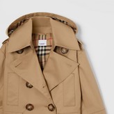 Thumbnail for your product : Burberry Childrens Cotton Twill Hooded Trench Coat