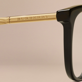 Thumbnail for your product : Burberry Gabardine Collection Cat-Eye Optical Frames