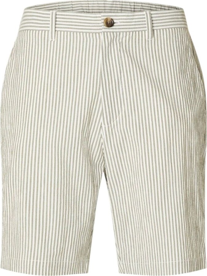 Selected Seersucker Shorts
