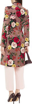 Thumbnail for your product : Dolce & Gabbana Floral-print cotton-blend velvet coat
