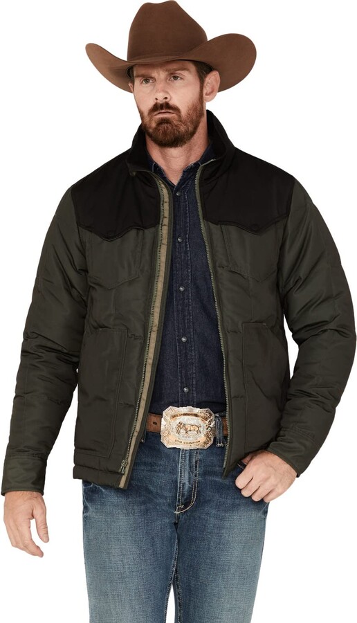 Kimes Ranch Men's Colt Casual Western Yokes Straight Cut Color Block