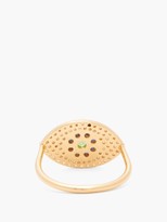 Thumbnail for your product : Ileana Makri Blossom Drops Eye Sapphire & 18kt Gold Ring - Yellow Gold