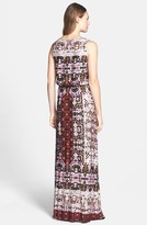 Thumbnail for your product : Ivanka Trump Print Belted Maxi Dress