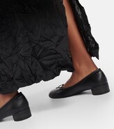 Thumbnail for your product : MM6 MAISON MARGIELA Leather ballet flats