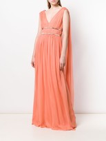 Thumbnail for your product : Alberta Ferretti Draped Empire Line Dress