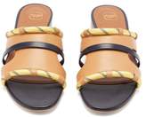 Thumbnail for your product : Malone Souliers Alexis Rope-strap Leather Sandals - Womens - Tan Multi
