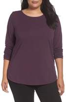 Thumbnail for your product : Sejour Ballet Neck Long Sleeve Tee