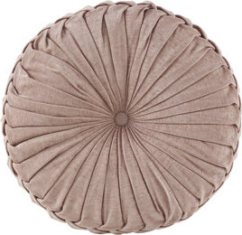 Intelligent Design Loretta Poly Chenille Round Floor Pillow Cushion