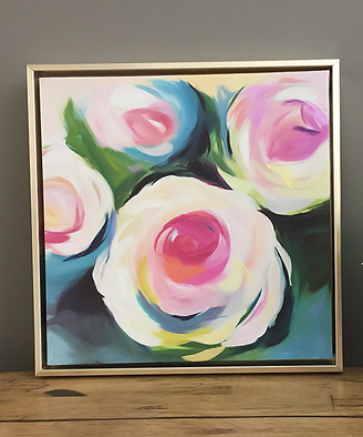 Boston Warehouse Roses Framed Print