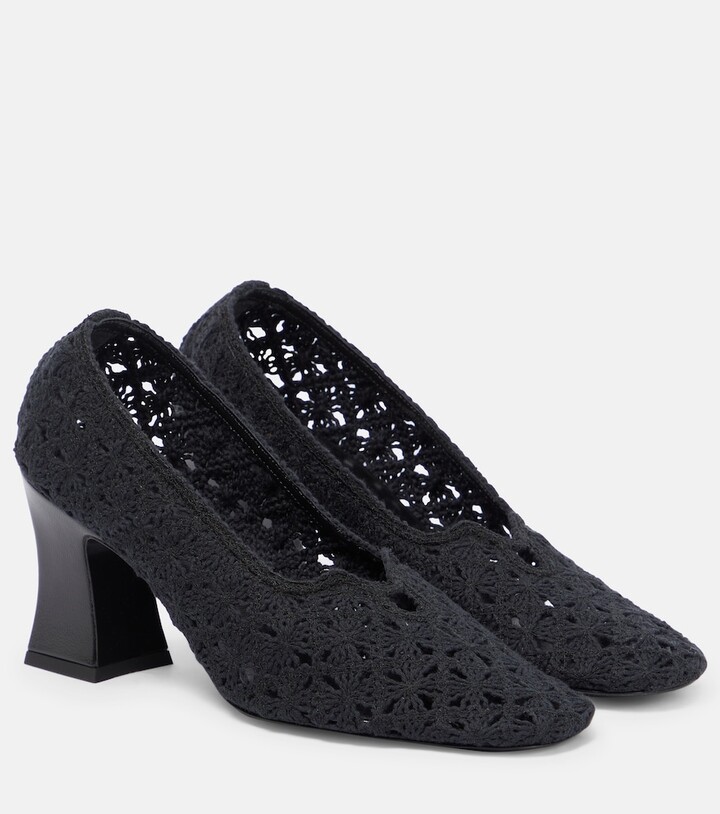 The Row Elastic crochet pumps ShopStyle