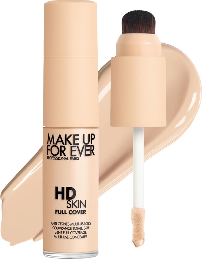 MAKE UP FOR EVER HD Skin Full Cover Multi-Use Waterproof Concealer with Niacinamide 1N02 0.3 oz/9 mL