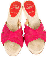 Thumbnail for your product : Christian Louboutin Espadrille Wedges