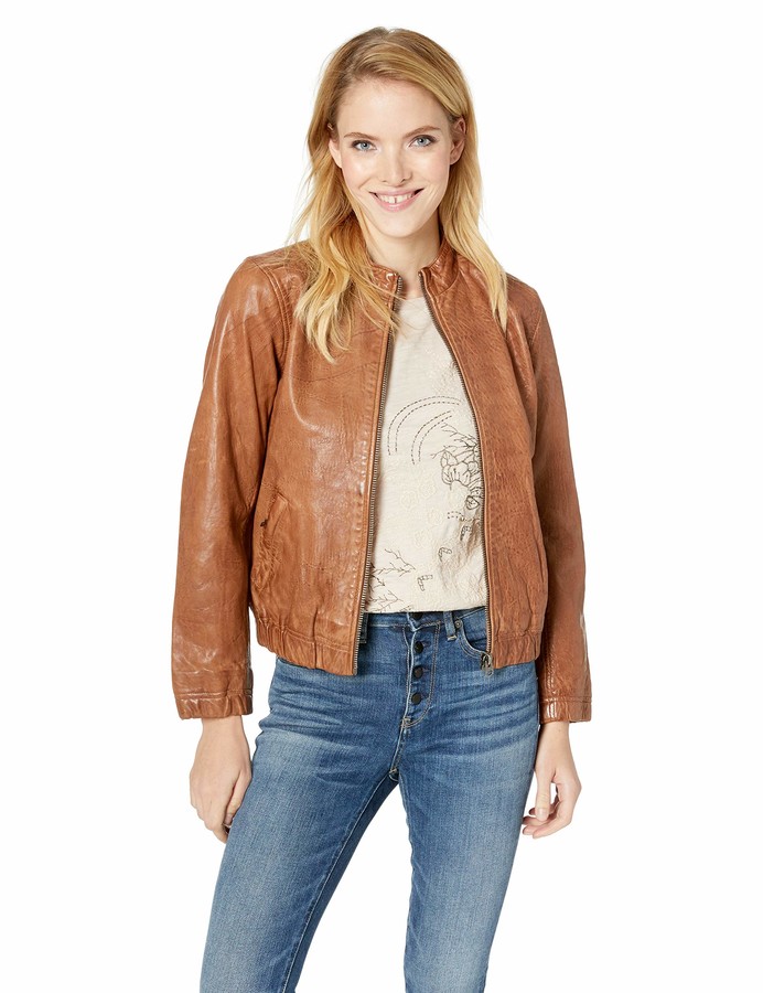 ana leather jacket lucky brand