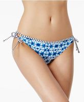 Thumbnail for your product : California Waves Keyhole Side-Tie Hipster Bikini Bottoms