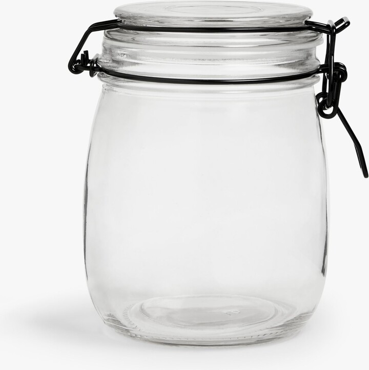 John Lewis ANYDAY ClipTop Glass Storage Jar ShopStyle