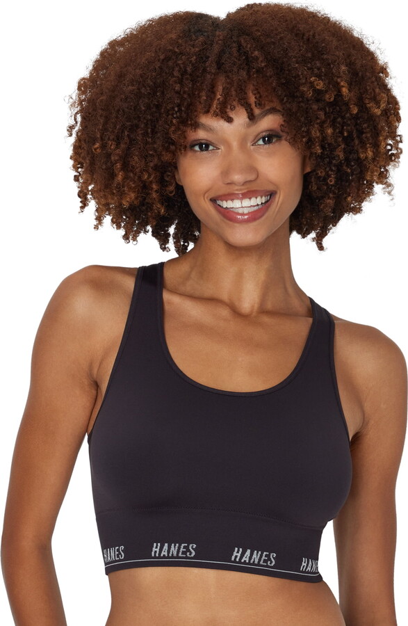 Hanes Moves Seamless Racerback Bralette